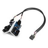 Placa Base Usb 2.0, 9 Pines, Conector De Extensión 1 A 4, Di