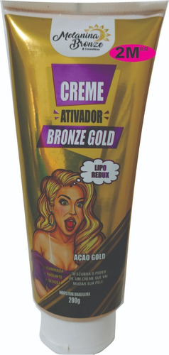 Creme Ativador Bronze Gold Melanina Bronze