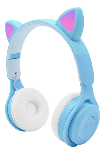 Auriculares De Oreja De Gato Auriculares Bluetooth Luces Led