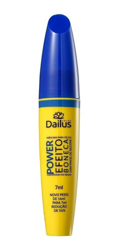 Máscara Para Cílios Dailus Power 7ml Cor Preto