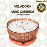 Veladora Coco Eleggua Abrecaminos 3 Mechas (medio) Colibri