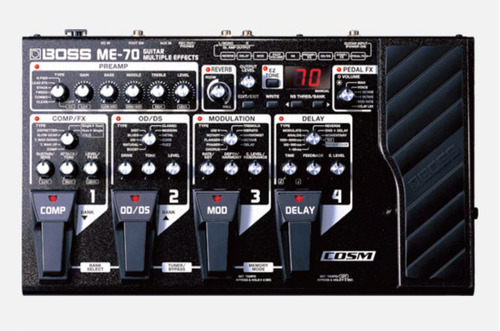 Pedalera Multiefectos Boss Me-70