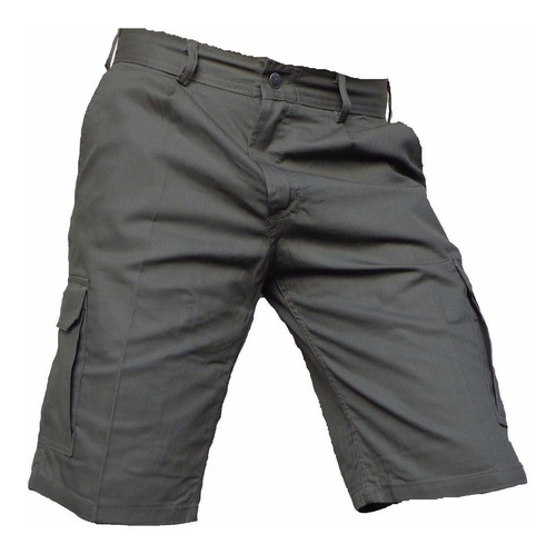 Bermuda Cargo Explora Bolsillo Trabajo Pantalon Corto Hombre