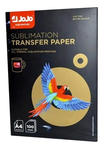 Papel Transfer Sublimatico A4 Jojo Paper 400 Folhas 100g