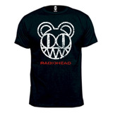 Remera Radiohead Logo 100% Algodón Premium Peinado