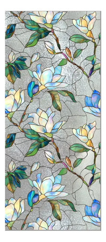^ Película Decorativa For Ventanas Con Diseño Y Vitrales ) Y