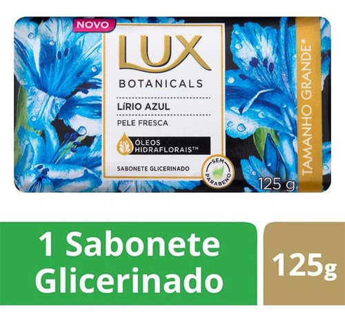 Sabonete Em Barra Lux Botanicals Lírio Azul 125g