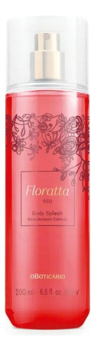 Lançamento Boticário Floratta Red Body Splash 200ml