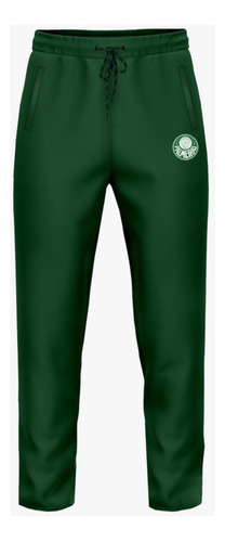 Calça Moletom Palmeiras Tradição Masculino Verde Garrafa