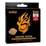 Enconrdoamento Guitarra Solez 010 2 Cordas Extras Slg10