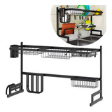 Escorredor Louça Rack Aço 85cm/105cm Ajustável Organizador