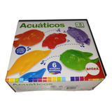 Set Jueguetes Bebes Coleccion De Animales Lanzan Agua Baño 