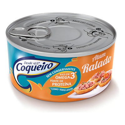 Atum ralado em Óleo coqueiro lata 120g | MercadoLivre