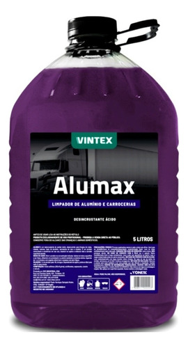 Alumax 5l Limpa Alumínio Baú Caminhão Aro Vonixx
