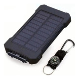 Banco De Energía Solar Impermeable Superior De 20000 Mah, 2