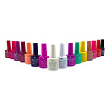 Kit 16 Cores Esmalte Em Gel - Real Love Linha Light Original