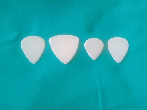 200palhetas Brancas 1 Mm Para Personalizar  Violão Guitarra 