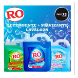Pack X3 Detergente + Suavizante + Lavavajilla 5litros Ro