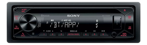 Estéreo Para Auto Sony Mex Mex-n4300bt Color Negro