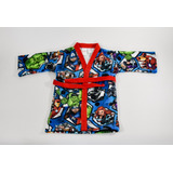 Bata De Baño Oficial Avengers, Talla Mediana (4-7 Años)