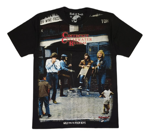 Playera Rock Creedence Clearwater Revival Willy And The Poor