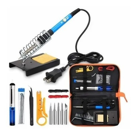 Kit Electrico Cautín 220v 60w Regulable Con 5 Puntos