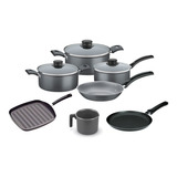 Set Tramontina Combo Juego De Cocina 10 Unidades. Teflon