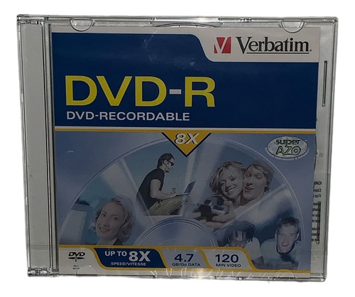 Dvd-r Virgen Verbatim 8x Sellado