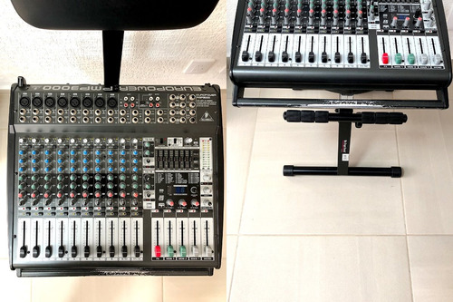 Consola Behringer Europower Pmp 3000 Con Bocinas Y Estuches