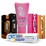 Kit Kmed Hidratante 6 Produtos Gel Xana Loka Excelente