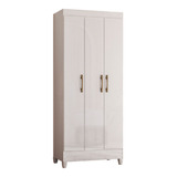 Guarda Roupas Solteiro 3 Portas Lyon Branco Moval