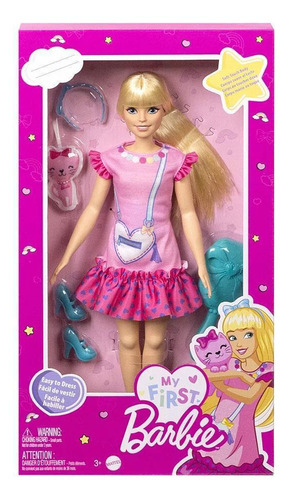 Minha Primeira Barbie - Boneca Hora De Dormir Loira Hll19