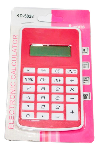Calculadora Electronica  8 Dígitos Pequeña Portátil Bolsillo