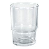 Vaso Cepillero De Vidrio Transparente A01