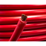 Cable Para Acumulador Automotriz Calibre 1/0 Rojo 50 Mts