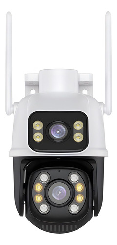 Câmera Ip Segurança Dupla Dome Wifi Alta Definição Premium
