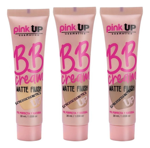 Bb Cream Matte Finish Pink Up Maquillaje