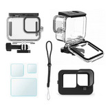 Kit P Gopro Hero 11 10 Black Estanque Película Capa Silicone