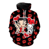 Betty Boop Sudaderas Con Capucha De Anime De Dibujos Animado