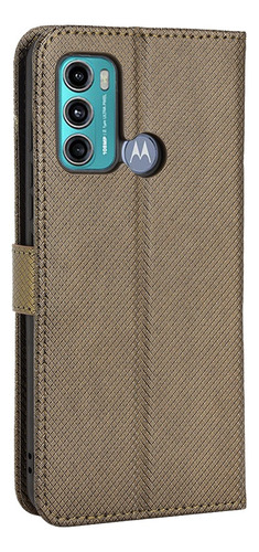 Funda Con Tapa Para Motorola G40 Fusion G60, Estilo Cartera