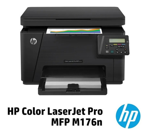 Multifuncional Hp Color Laserjet M176n C/ Toner Novo Cp1025
