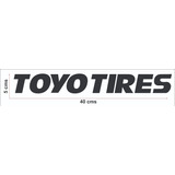 2 Stickers Vinil Para Auto Toyo Tires 40 X 5 Cms