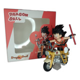 Figura Dragon Ball Z Goku Niño En Motocicleta (15cm)