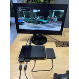 Playstation 2 + 1 Joystick + Hdd Con Mas De 50 Juegos