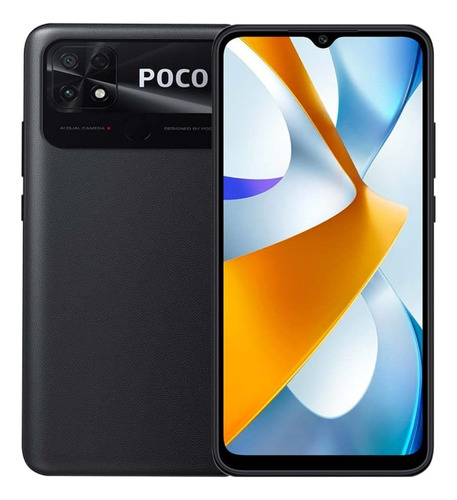 Celular Xiaomi Poco C40 Dual Sim 64 Gb + 4 Gb Negro Nuevo Liberado