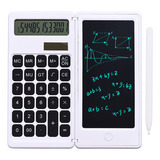 Calculadora 12 Digitos Plegable Con Pizarra Anotador Lcd 