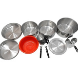 Marmita Set De Cocina Broksol P/6 Personas De 22 Piezas