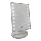 Espejo Maquillaje Luces Led Soporte Regulable Usb O Pilas