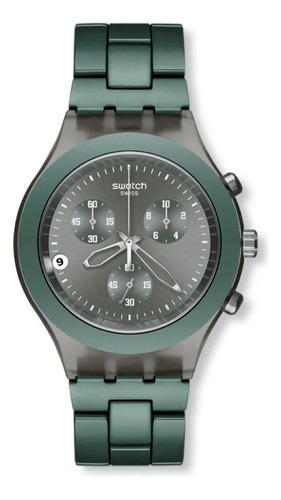 Reloj Swatch Svcm4007ag Full-blooded Smoky Grey Agente Of. 