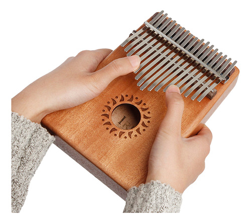 Instrumento Kalimba Gift Wood Para Principiantes Para Amante